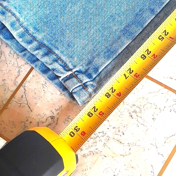 Vintage denim jeans from store Cache.,size 4...animal print faux fur trim,unworn - Picture 5 of 16